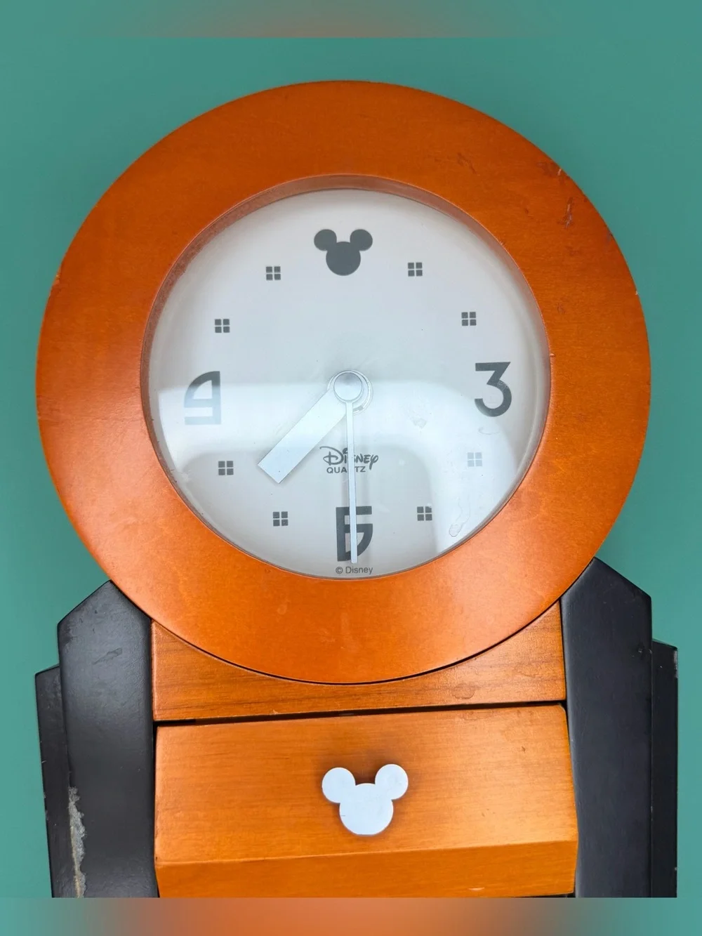 Disney Vintage Mickey Mouse Jewelry Drawers and Clock